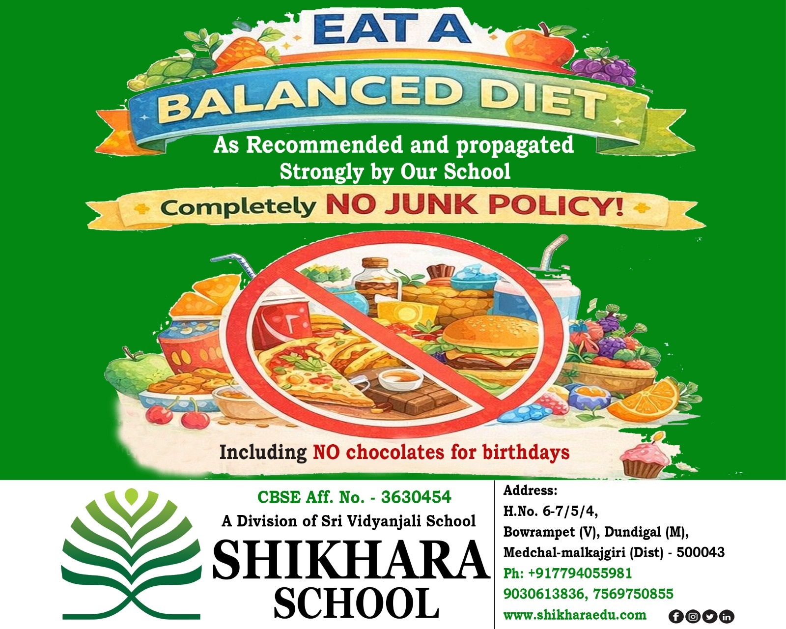 shikhara school bowrampet admissions