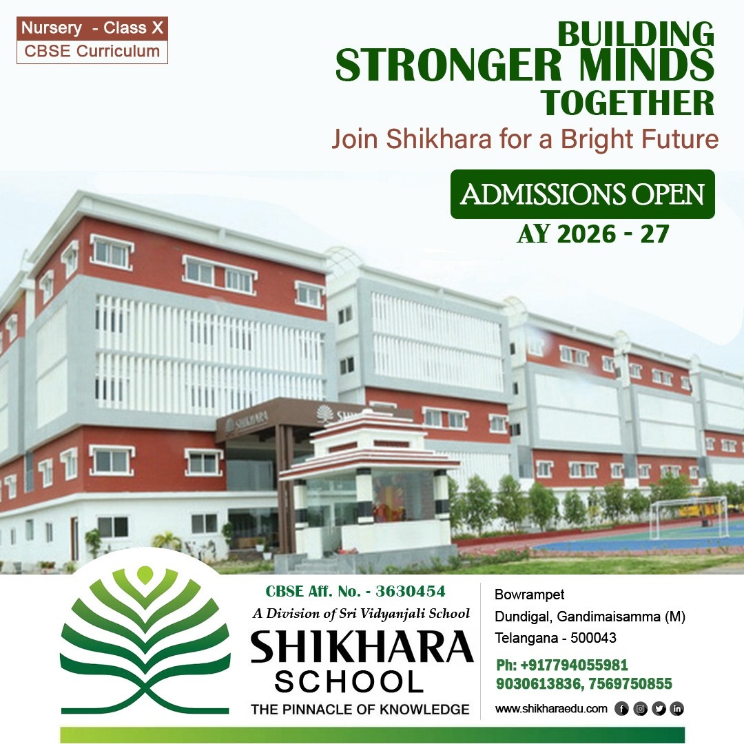 shikhara school bowrampet admissions